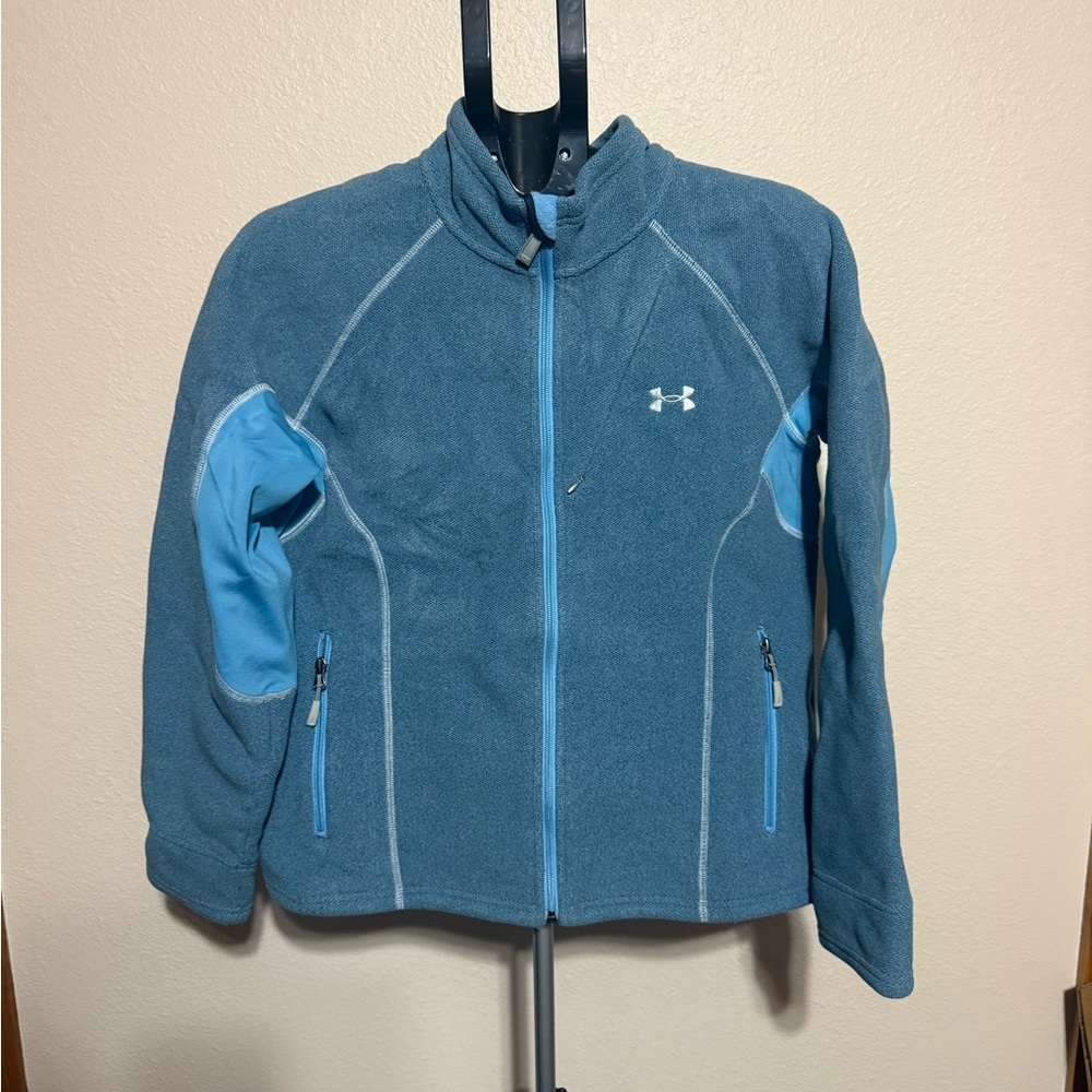 Under Armour Blue Fleece Utility Jacket